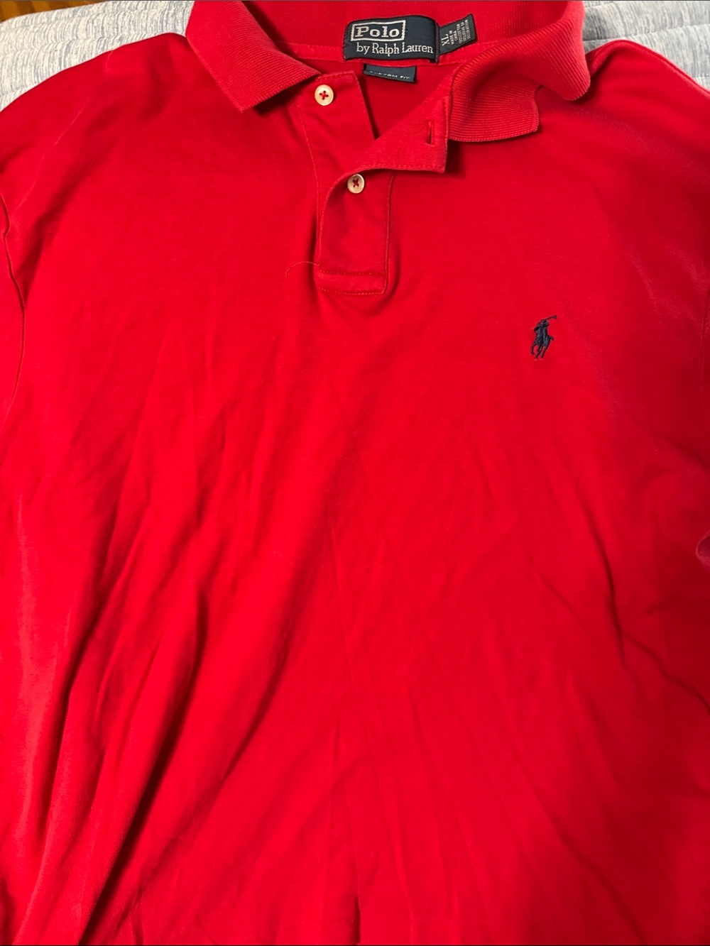 Polo by Ralph Lauren Red Polo with Navy Pony Logo